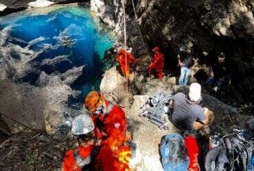Bombeiros de Mato Grosso apoiam pesquisa para mapear sistema de cavernas submersas em Nobres