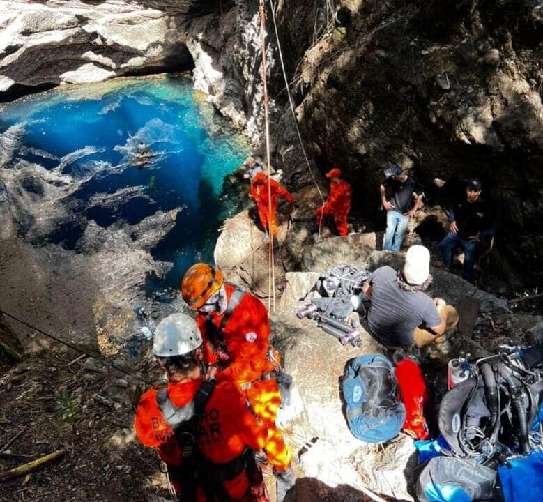 Bombeiros de Mato Grosso apoiam pesquisa para mapear sistema de cavernas submersas em Nobres