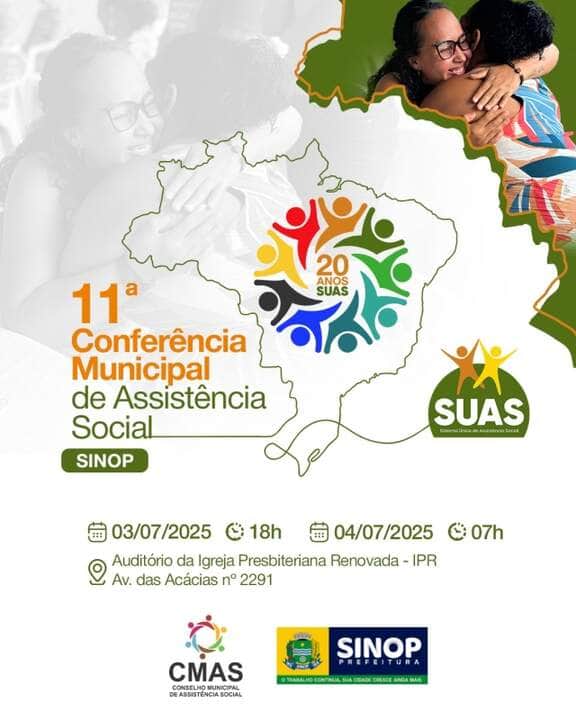 Conferencia Municipal de Assistencia Social comeca nesta quinta 03 em Sinop
