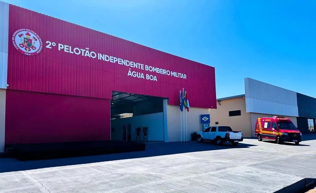 Corpo de Bombeiros reforça atendimento com nova unidade em Água Boa