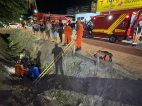 Motociclista é resgatado de valeta após acidente em Sinop