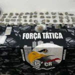 Força prende suspeito por tráfico com 54 porções de maconha