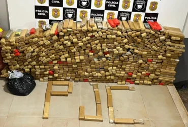 Polícia apreende 928 tabletes e desmonta depósito de facção em Rondonópolis