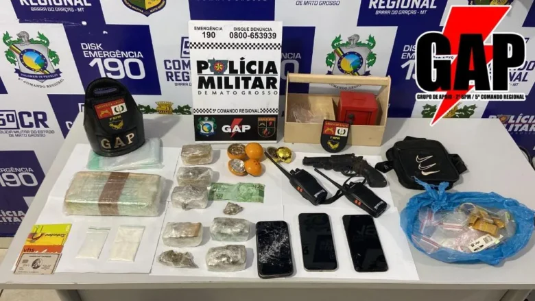 Adolescentes são apreendidos por tráfico durante operação policial em Barra do Garças