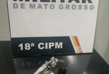 Homem é preso por porte ilegal após disparos em via pública