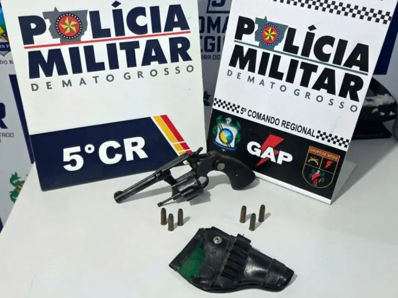 Polícia prende homem por ameaça com arma em Barra do Garças
