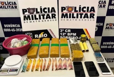 Facção é alvo da Polícia Militar em Sorriso com prisão por tráfico