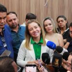 Prefeita de Varzea Grande e o presidente da Camara Municipal vistoriam estrutura da nova sede do Legislativo varzea grandense