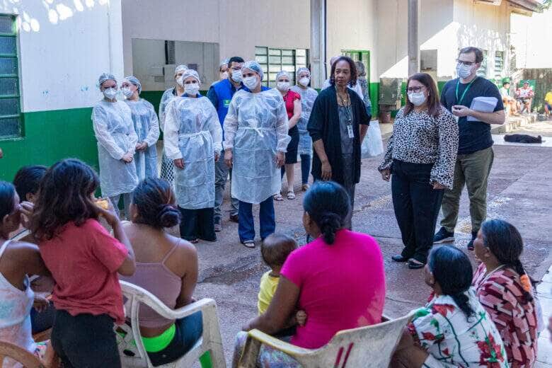 Prefeitura de Cuiaba intensifica acoes contra surto de catapora entre indigenas Warao