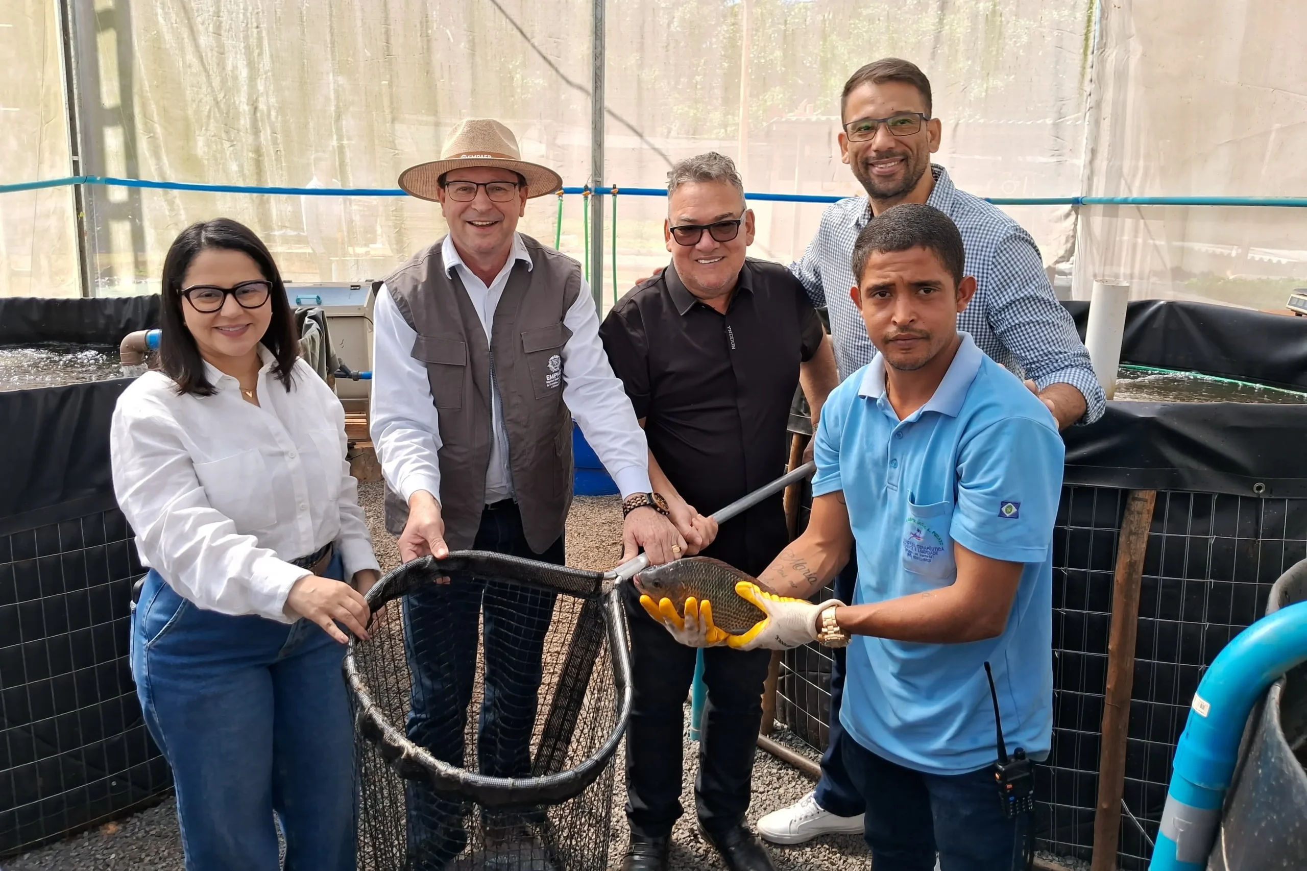 Seaf fortalece aquaponia com nova unidade em Tangará da Serra