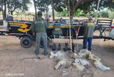 Sema reforça fiscalização contra pesca predatória com apreensão de embarcações