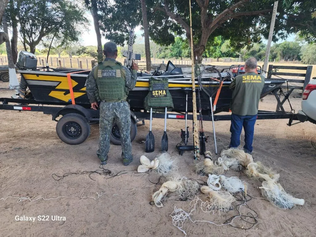 Sema reforça fiscalização contra pesca predatória com apreensão de embarcações
