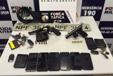 Facção criminosa é presa em Sorriso por sequestro com tortura e porte ilegal de arma