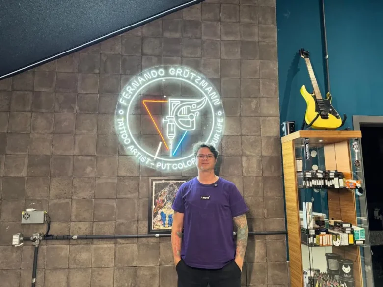 Estúdio próprio marca novo capítulo da trajetória de Fernando, referência no universo da tatuagem em Mato Grosso