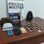 Trio é flagrado por tráfico durante patrulhamento da Polícia Militar em Primavera do Leste