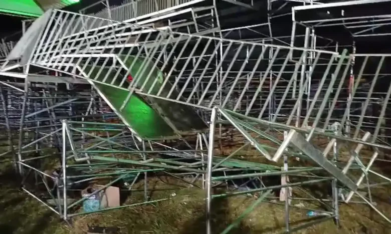 Desabamento deixa 60 feridos durante rodeio em Eldorado (SP)