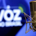 Brasília (DF), 13/06/2025 - Microfone do programa A Voz do Brasil. Foto: Bruno Peres/Agência Brasil