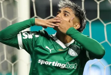 São Paulo (SP), 27/07/2025 - Jogador Facundo Torres durante lance de jogo entre Palmeiras e Grêmio válido pelo Campeonato Brasileiro de Futebol. Foto: Cesar Greco/Palmeiras FC