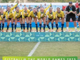 Brasil conquista ouro masculino e feminino de punhobol nos Jogos Mundiais