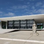 Palácio do Supremo Tribunal Federal na Praça dos Três poderes em Brasília