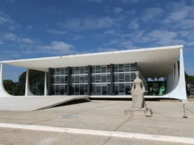 Palácio do Supremo Tribunal Federal na Praça dos Três poderes em Brasília