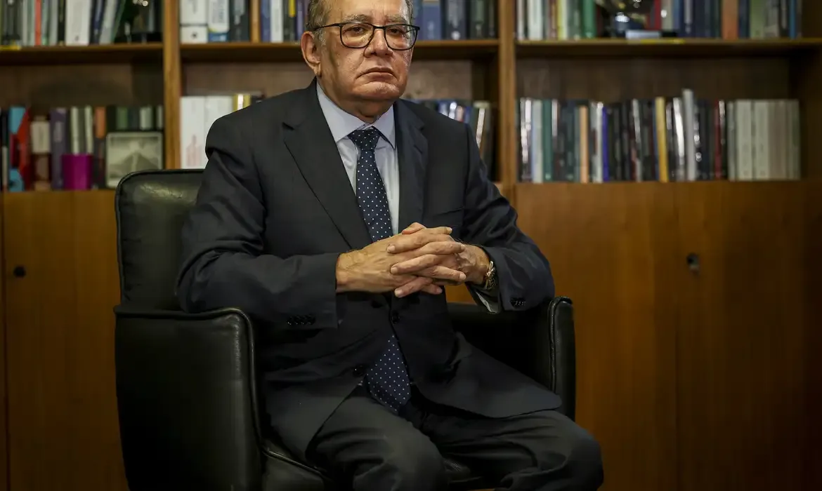 Brasília (DF), 08/01/2025 - Foto feita em 12/12/2024 - O ministro do Supremo Tribunal Federal, Gilmar Mendes, durante entrevista para a Agência Brasil. Foto: Marcelo Camargo/Agência Brasil