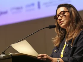 Brasília (DF), 19/05/2025 - A primeira-dama, Janja Lula da Silva, durante a abertura da Semana Nacional de Enfrentamento à Violência Sexual contra Crianças e Adolescentes. Foto: Marcelo Camargo/Agênci