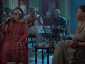Rio de Janeiro (RJ), 09/08/2025 - A apresentadora Teresa Cristina recebe a cantora Silvia Borba para interpretar clássicos do samba-canção e conversar sobre o gênero neste domingo (10), excepcionalmen
