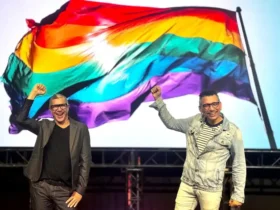 Rio de Janeiro (RJ), 05/08/2025 - Superintendente de Políticas Públicas LGBTI da Secretaria de Estado de Desenvolvimento Social e Direitos Humanos do Rio de Janeiro, Ernane Alexandre e o presidente do