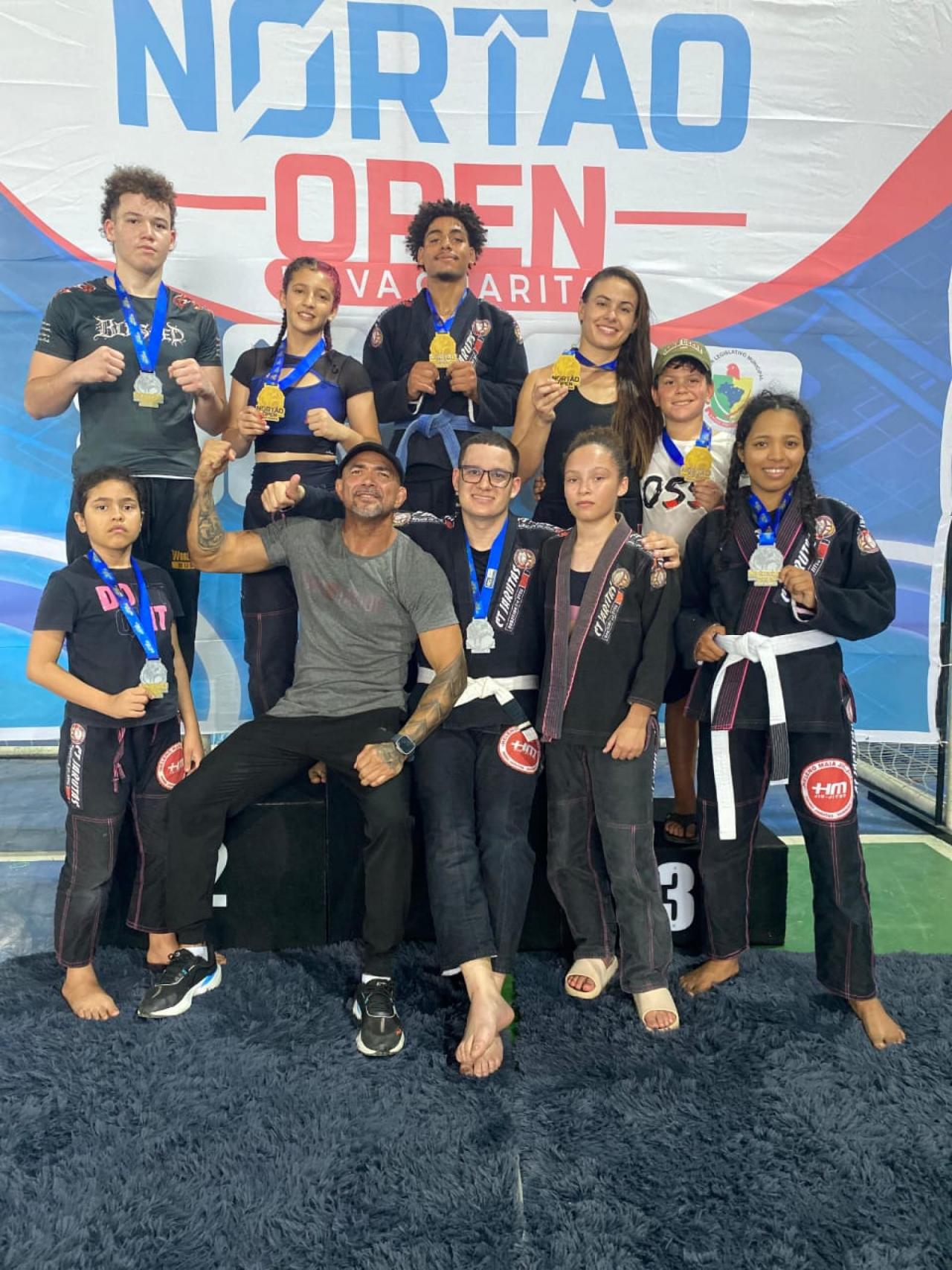 Atletas de Sorriso conquistam 14 medalhas no Nortao Open de Jiu Jitsu