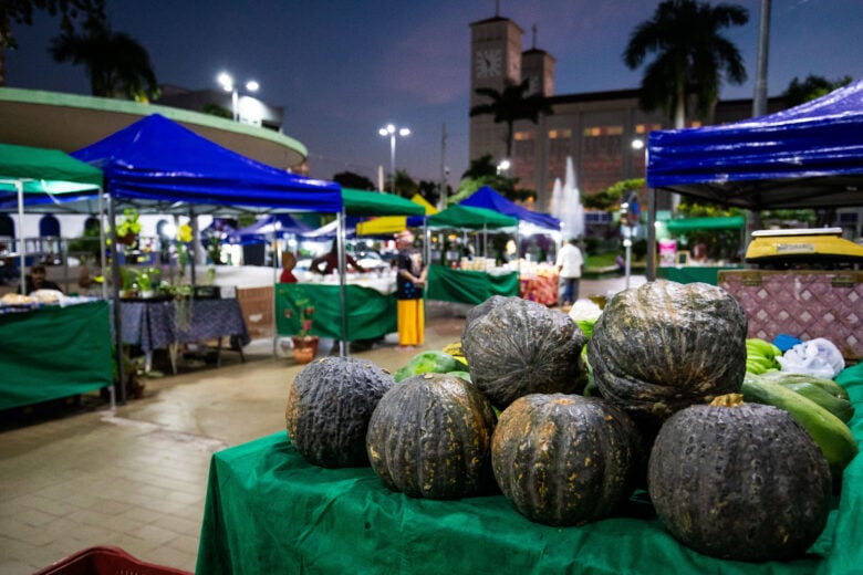 Expositores destacam sucesso de vendas na Feira de Agricultura Familiar em Cuiaba