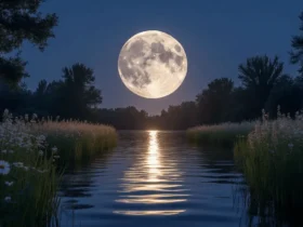 Fase da Lua em 15 de agosto de 2025 - Lua Cheia em Gêmeos