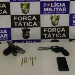 Força Tática prende homem com armas de fogo em Rondonópolis