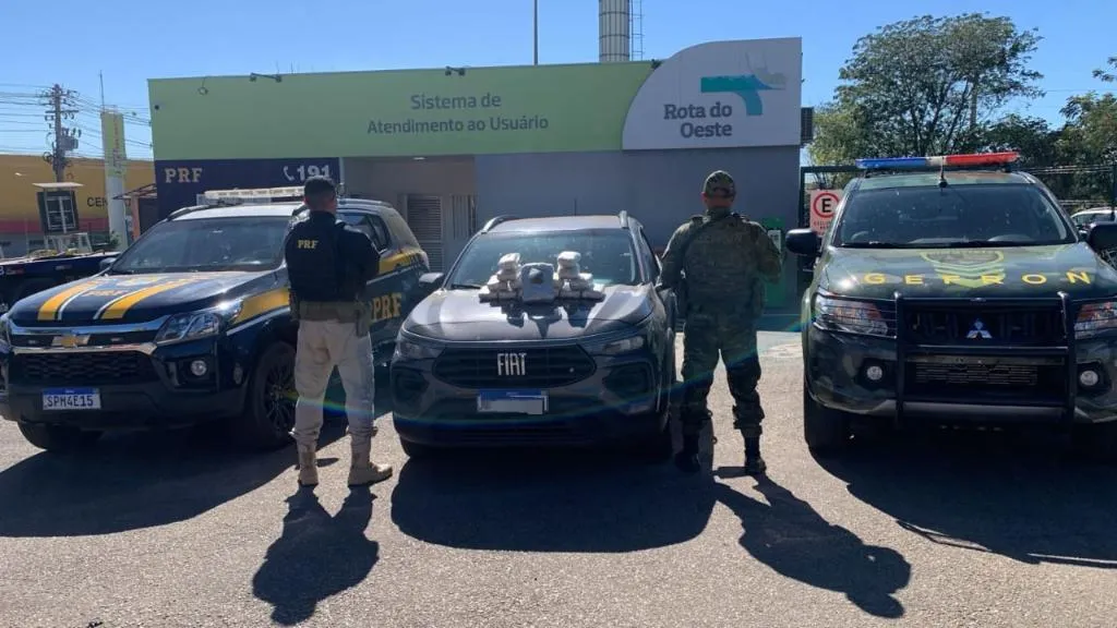 Gefron apreende drogas e veículo em operação contra tráfico em Várzea Grande
