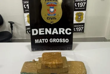 Gestante é presa em flagrante por transportar pasta base em Cuiabá