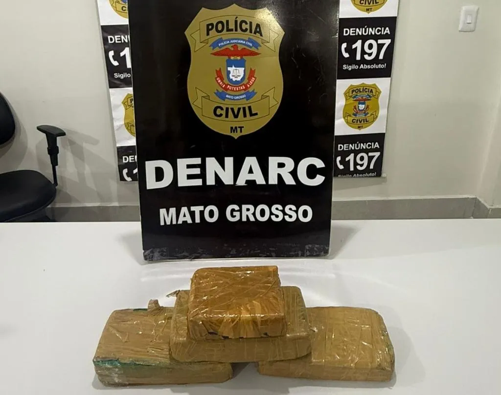Gestante é presa em flagrante por transportar pasta base em Cuiabá