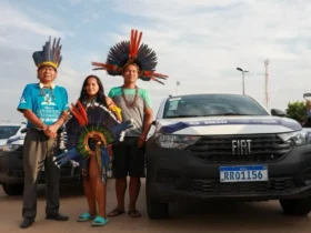 Entrega do Governo do Estado por meio da Seaf MT aos povos indigenas de Rondolándia
