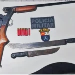 Homem é preso por porte ilegal de arma após ameaças em Santo Afonso