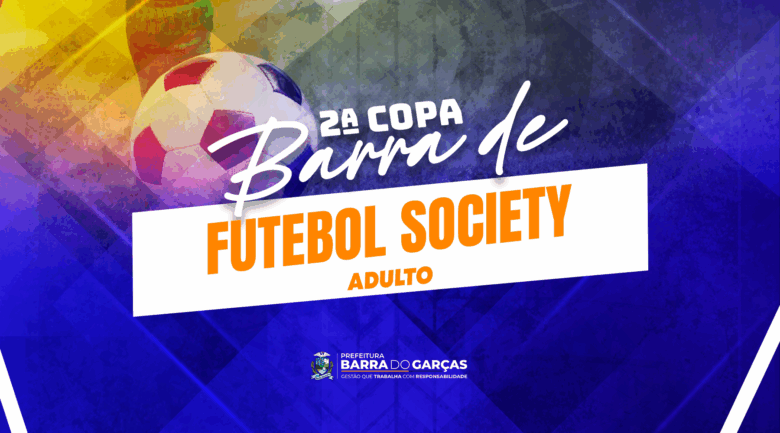 Inscricoes para a 2a Copa Barra de Futebol Society adulto ja estao abertas em Barra do Garcas
