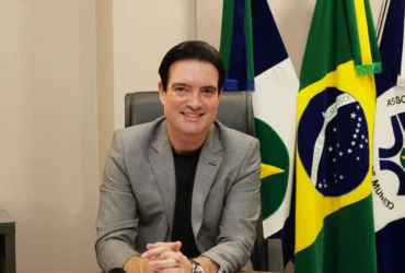 Leo Bortolin é presidente da Associação Mato-grossense dos Municípios (AMM) e prefeito de Primavera do Leste entre 2018 a 2024
