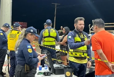 Abordagens no Posto da Polícia Rodoviária Estadual na MT-151