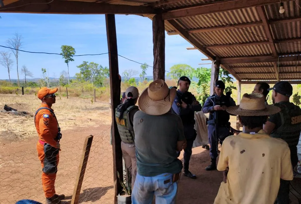 Homem é preso por atear fogo próximo ao Parque Cristalino em Mato Grosso