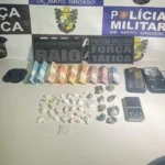 PM prende dupla por tráfico de drogas em Rondonópolis com histórico criminal