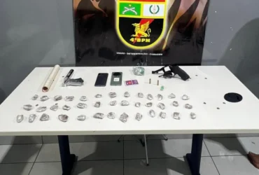 Polícia prende foragidos por tráfico de drogas e porte ilegal de arma em Várzea Grande