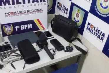 Invasão é flagrada por câmeras e termina com lesão corporal em Cuiabá