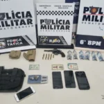 Polícia prende quadrilha em Cáceres após tentativa de homicídio e apreende drogas e arma