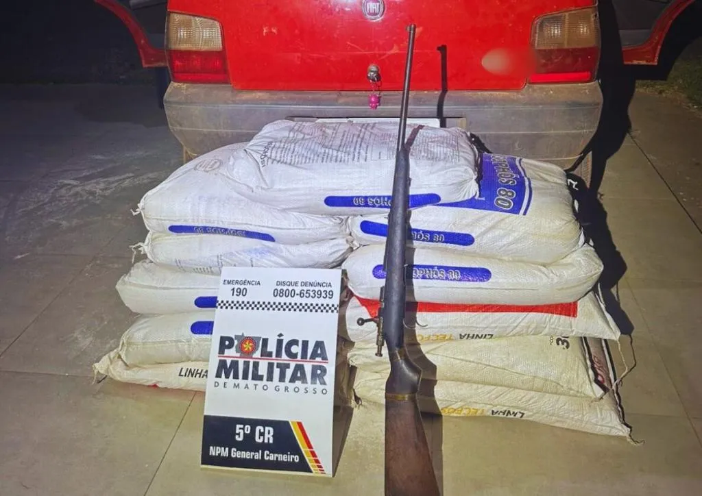 PM recupera carga de suplemento animal furtada e prende suspeito em Pontal do Araguaia