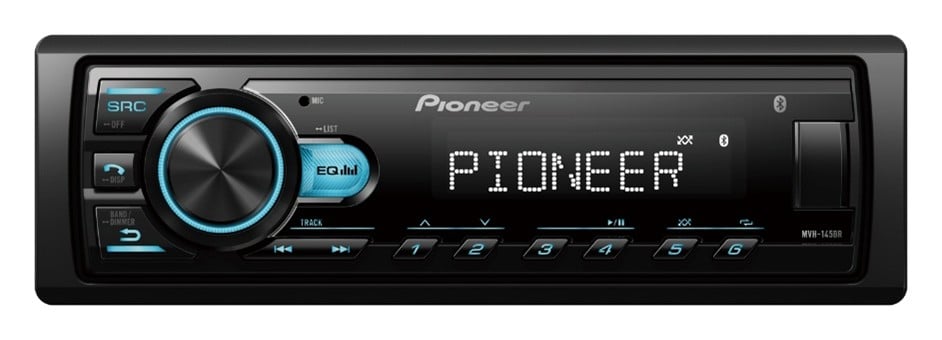 Pioneer lanca MVH 145BR com Bluetooth 5.4 e entrada USB frontal Divulgacao