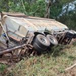 Pneu de carreta estoura e motorista de 45 anos morre em capotamento na BR 174 em Mato Grosso