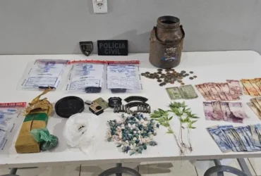 Polícia Civil realiza operação contra o tráfico de drogas em Rio Branco